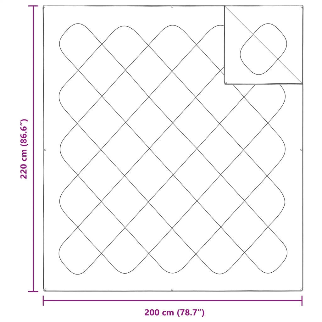 Piumone con cuscino 3 pcs Bianco Microfibra 3378148
