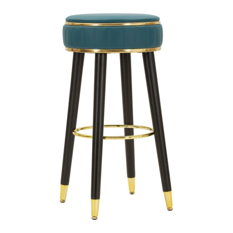 Sgabello Bar London Verde cm ø 38x74