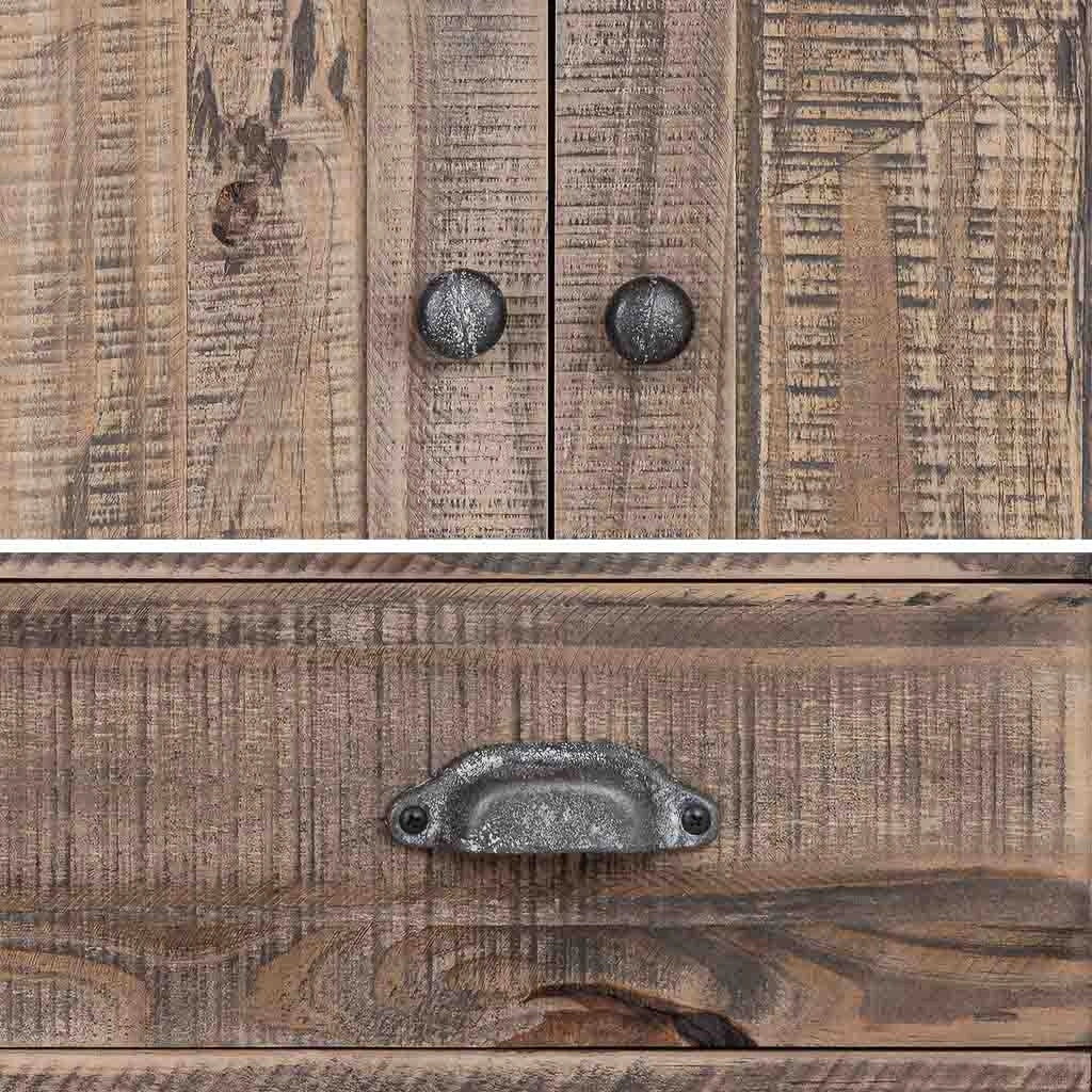 Armadio in legno marrone 81x40x152h cm