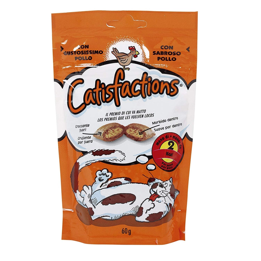 CATISFACTION SNACK BISCOTTINI PER GATTO 60 GR POLLO