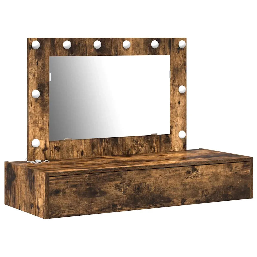 Tavolo da Trucco Marrone 100 x 40 x 70 cm Legno multistrato 865239