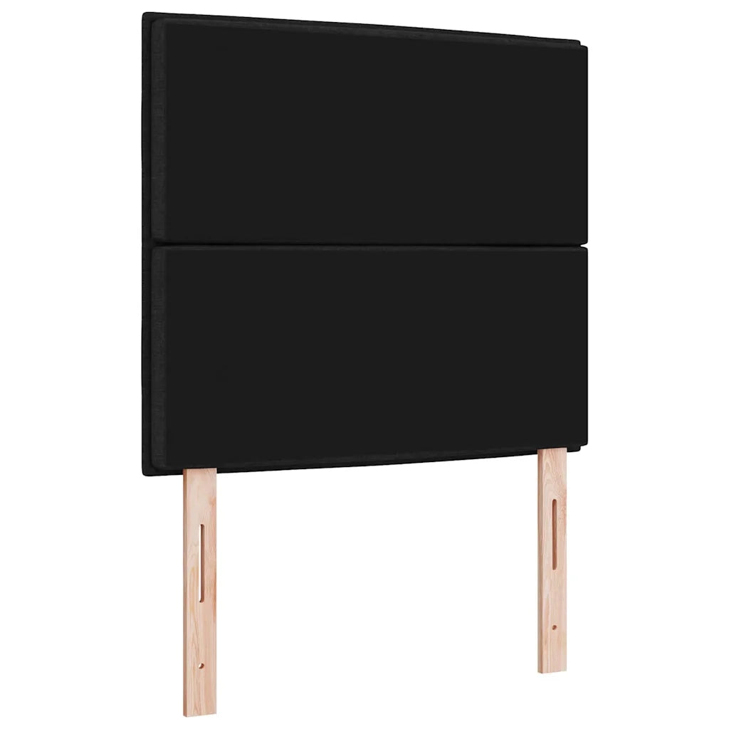 Testiera LED con strisce LED con testiera Nero 80 cm Tessuto 3338267