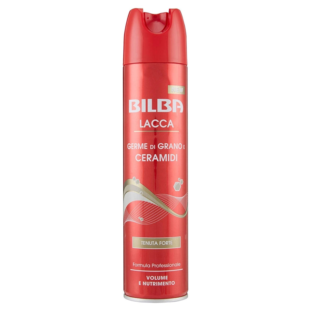 BILBA LACCA FISSAGGIO CAPELLI GERME DI GRANO E CERAMIDI TENUTA FORTE 250ML