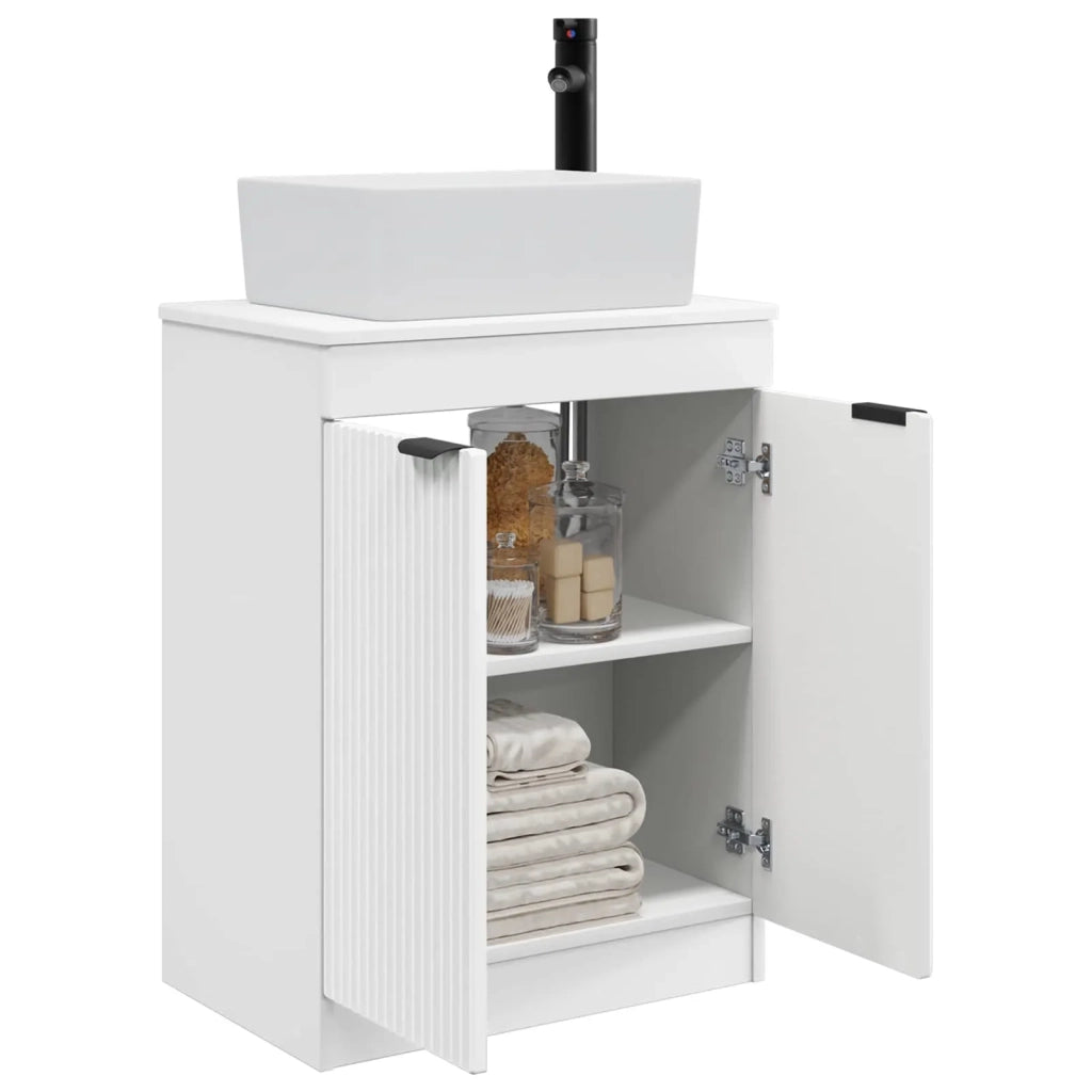 Mobile da bagno con lavabo Bianco 54 x 35 x 83 cm 890158