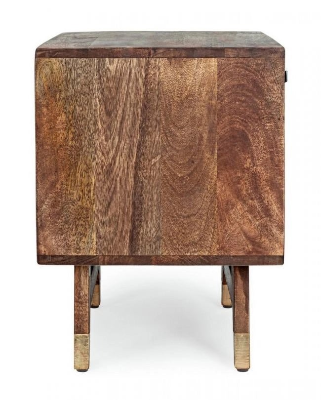 Comodino Dhaval 50x40x55 cm in Legno