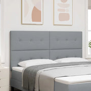 Testiera regolabile in altezza Grigio chiaro 180 cm Tessuto 3337847