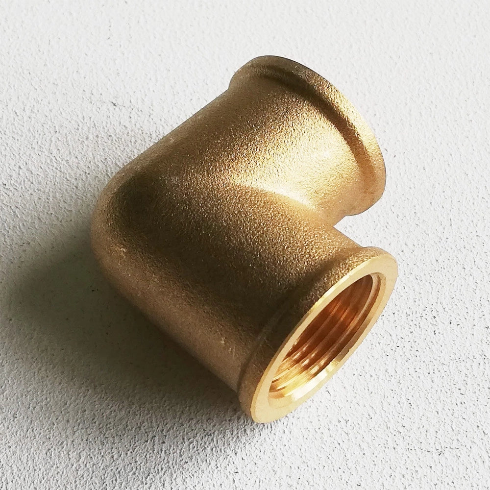 Gomito curva da 1+1/4 ff in ottone