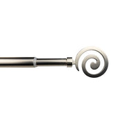 BASTONE METALLO D 12/9  70/120CM SPIRALE NICHEL