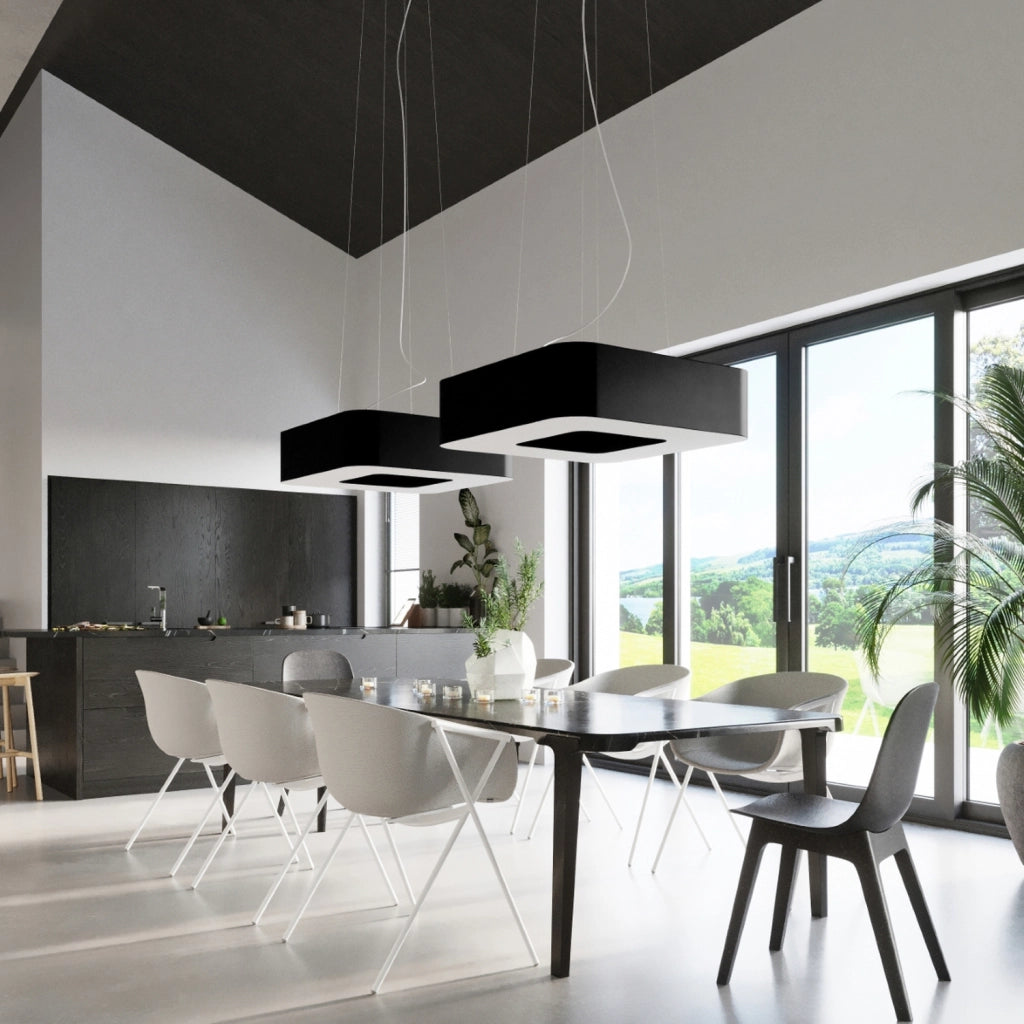 Lampadario URANO 60 nero