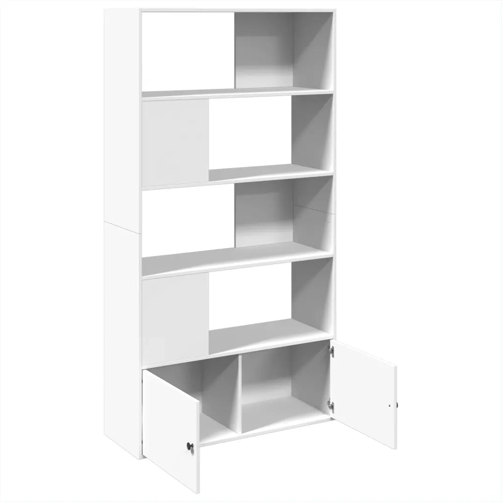 Libreria Bianca 100x36x189 cm in Legno Multistrato 3295324