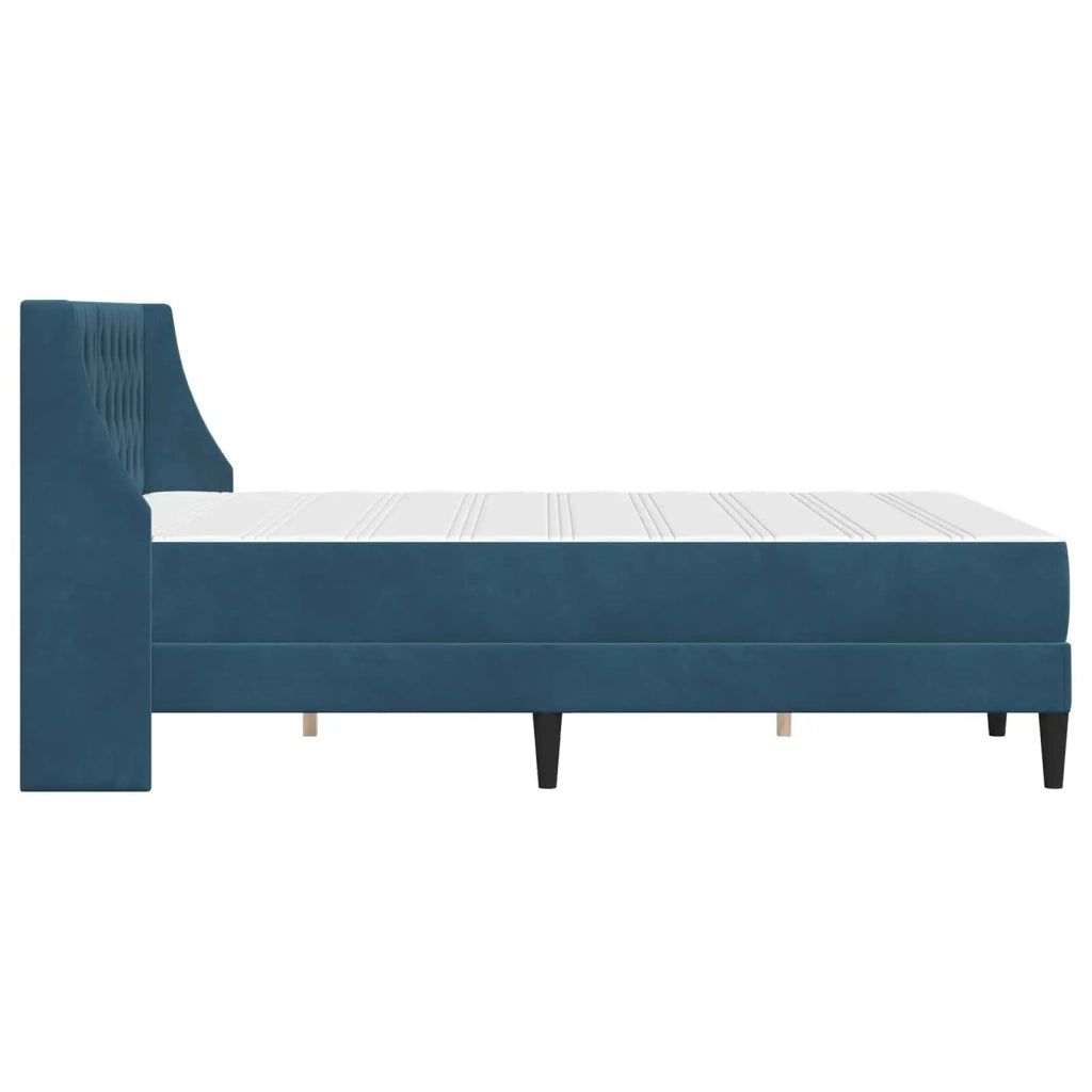 Struttura letto con materasso Blu 180 x 200 cm Velluto 3414818