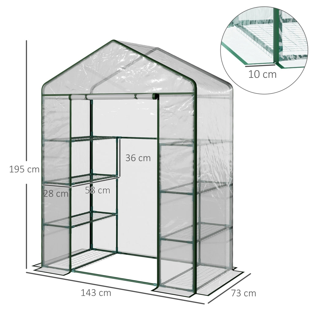 Serra da giardino 4 livelli ¨C Minimal ¨C 143x73x195 cm