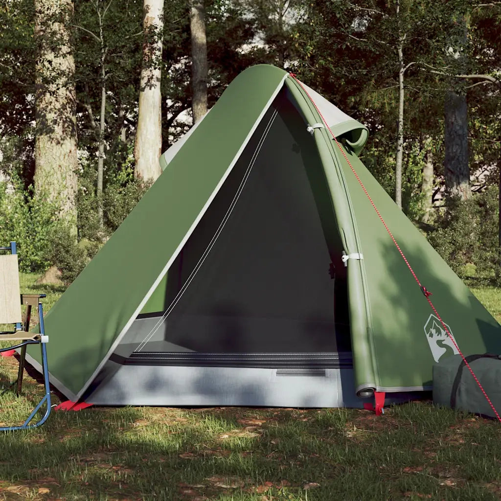 Tenda da campeggio | Tenda da campo a Cupola per 2 Persone Verde Impermeabile