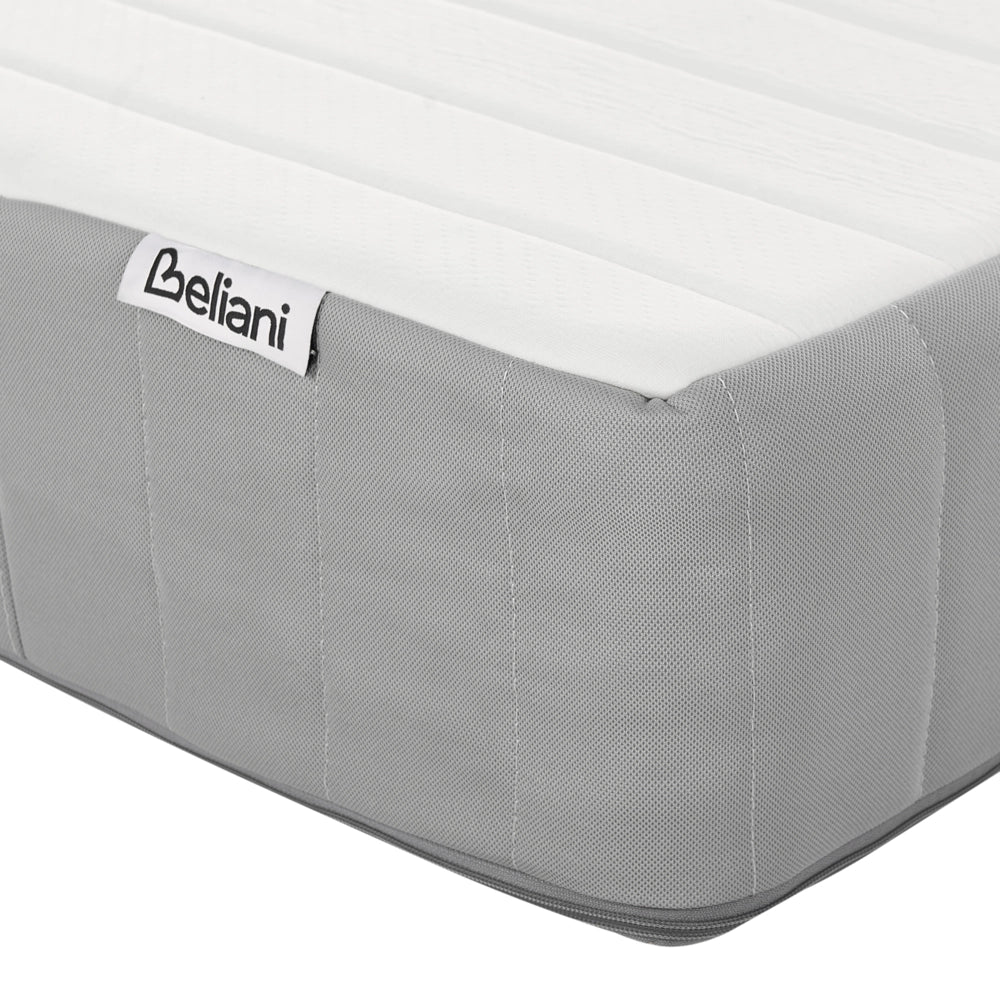 Materasso in memory foam con Molle Insacchettate a media rigidità 140 x 200 cm sfoderabile trapuntato