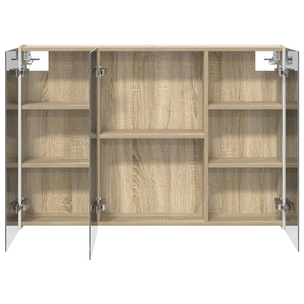 Mobiletto per specchio da bagno Rovere Sonoma 889273