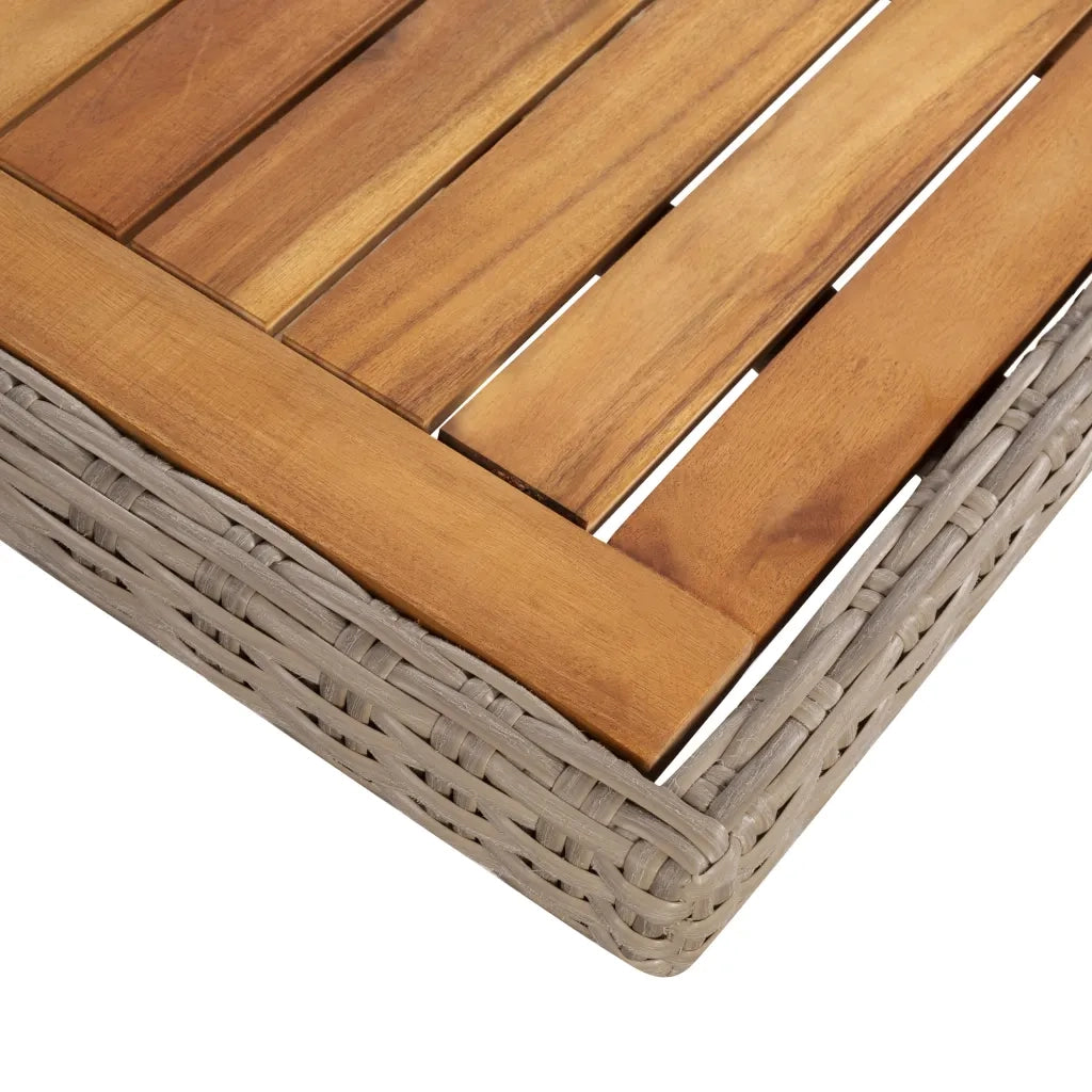 Set da Pranzo da Giardino 9 pz con Cuscini in Polyrattan 3057815