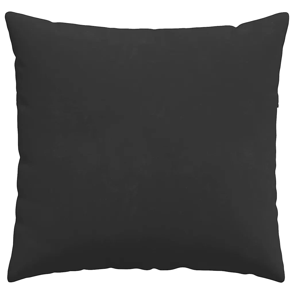 Cuscini da Divano 2 pcs Nero 45 x 45 cm Tessuto 42013943
