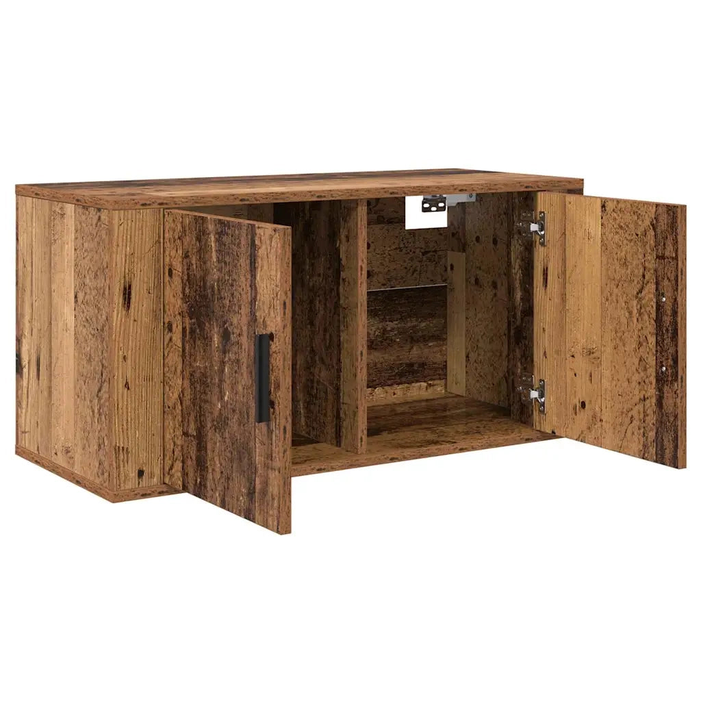 Mobile TV da parete Legno vecchio 80 x 34,5 x 40 cm 881150