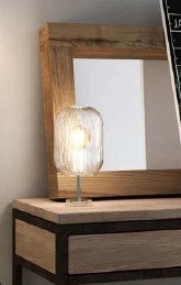 LUMETTO CROMO 1 LUCE VETRO TRASPARENTE 1181CR-P-TR