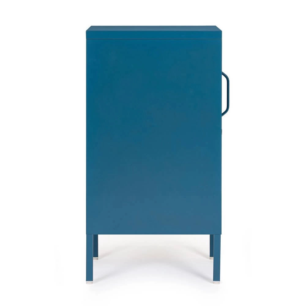 Comodino in Acciaio Blu Industriale da Interno - CLIFTON