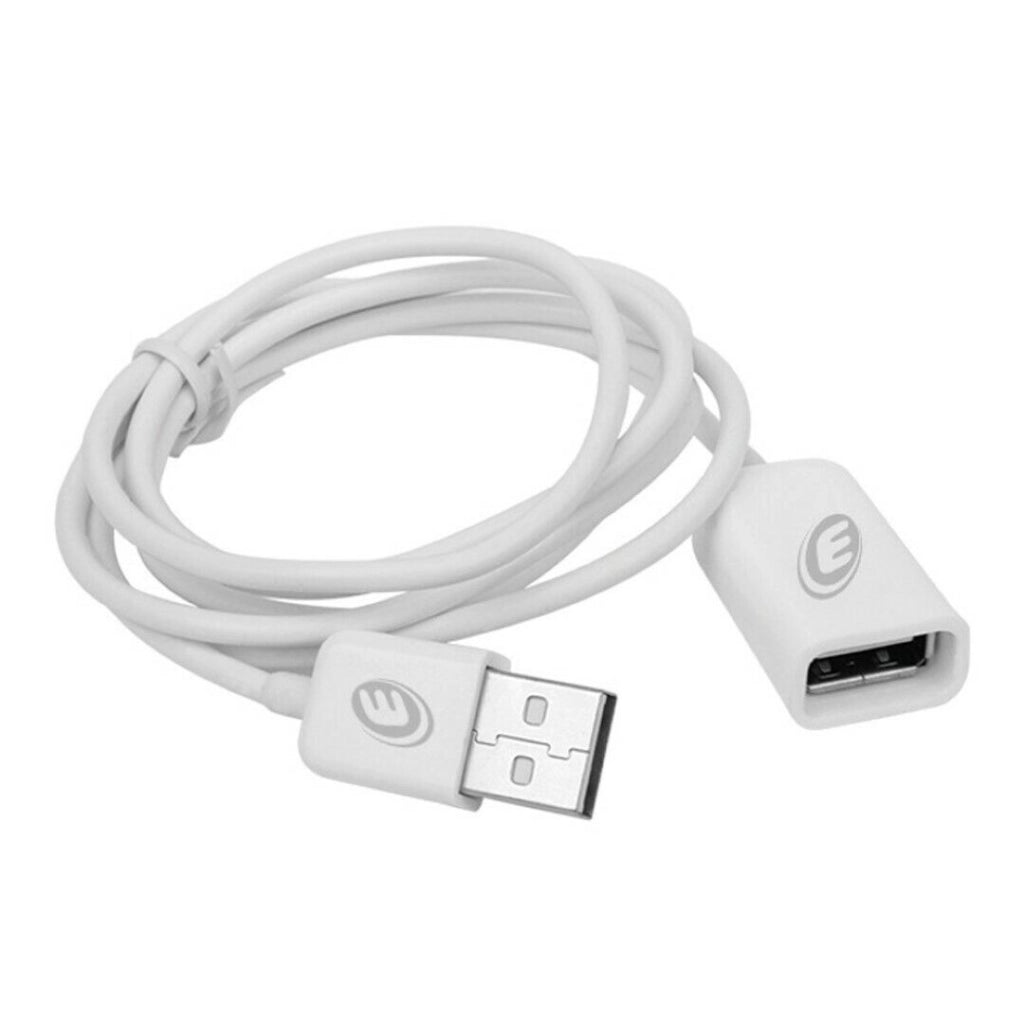 Cavo Prolunga Usb Maschio Femmina Bianco 2 Metri Electraline - Electraline