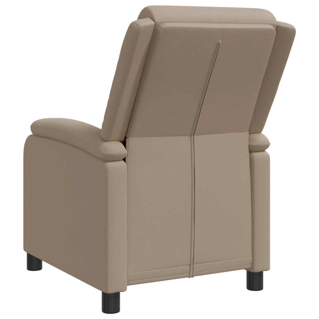 Poltrona reclinabile Cappuccino Similpelle 42034847