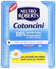 NEUTRO ROBERTS COTONCINI ORECCHIE BIO 260 PZ
