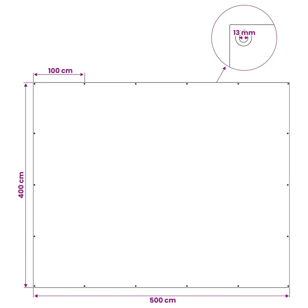 Telo con Occhielli Blu 4 x 5 m 90 gsm PE 42039485