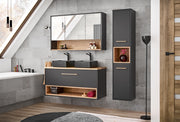 Mobile con specchio 100 cm 3 ante Borneo Cosmos 100 x 75 x 25 cm
