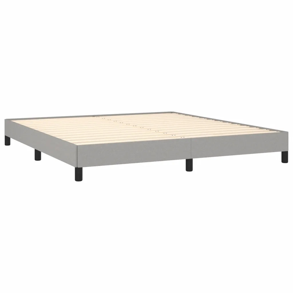 Giroletto senza Materasso Grigio Chiaro 180x200 cm Tessuto 346736