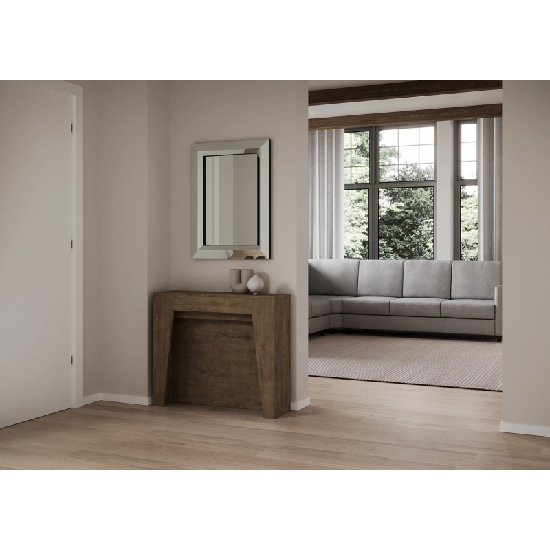 Consolle allungabile 90x25/211 cm Anea - Noce
