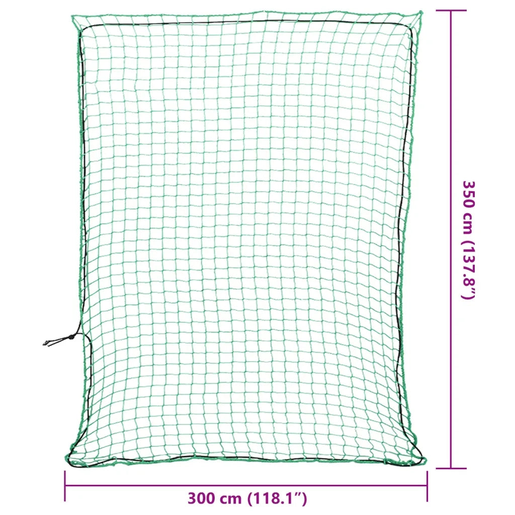 Rete per Rimorchio con Corda Elastica Verde 3,5x3 m in PP CFW8826897