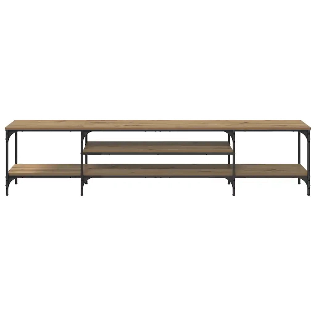 Mobile TV-Credenza per TV-Console TV Rovere artigianale 201 x 35 x 45 cm