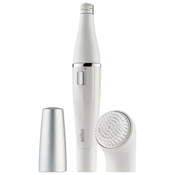 Braun SE810 Face Epilatore con Spazzola Esfoliante Bianco