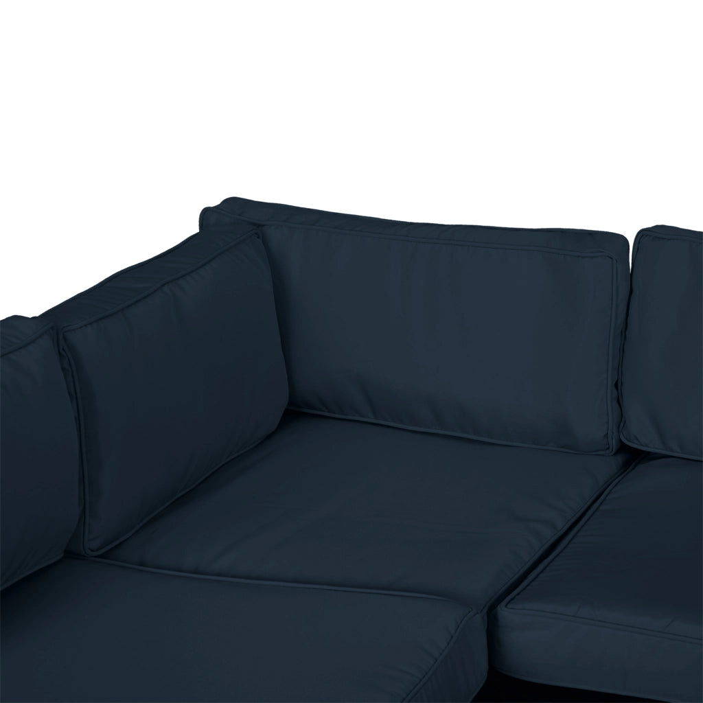 Set di 14 Fodere per Cuscini Divano da Giardino ¨C Minimal ¨C Blu