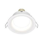 Maytoni Lampada da incasso Slim 1 luce GU10 bianco alluminio