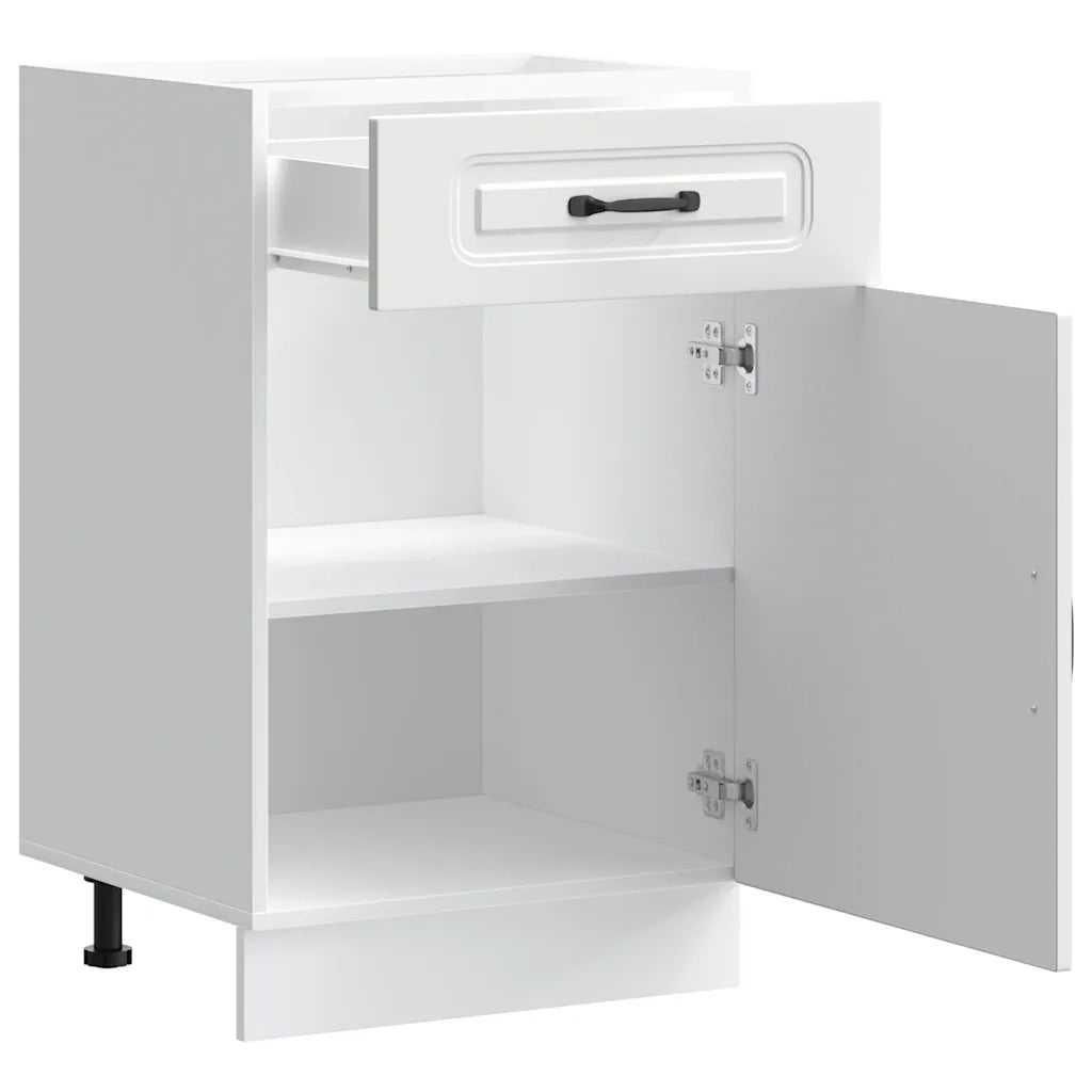 Base da Cucina Kalmar Bianco in Legno Multistrato 853477