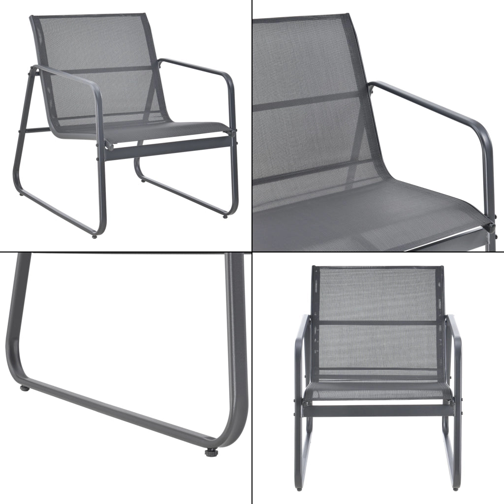 Set Salottino Anzi per Uso Esterno - Grigio casa.pro