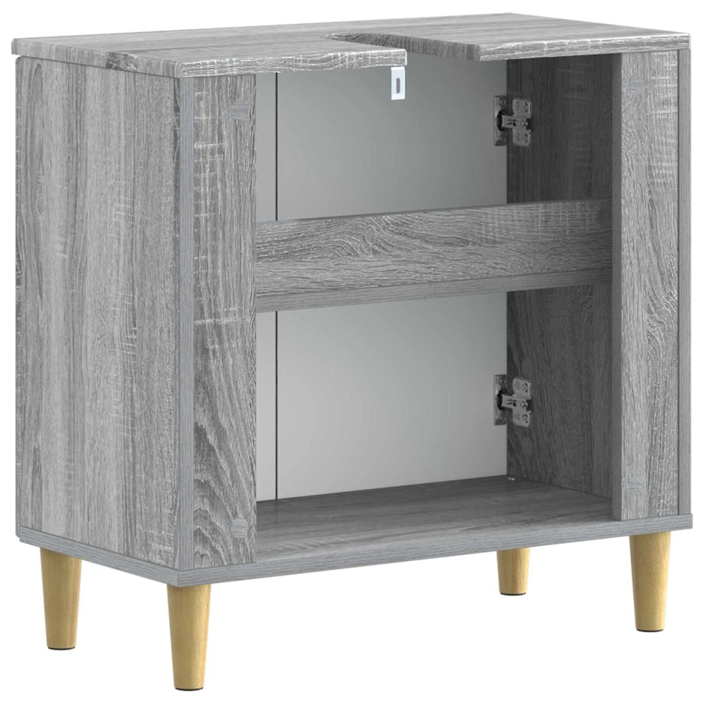 Armadio per Lavabo da Bagno ARNHEM Sonoma grigio 896571