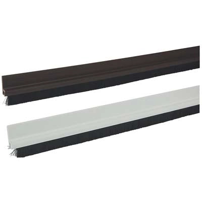 PARAFREDDO RIGIDO GEKO - PVC/SPAZZOLA BIANCO CM 100 H.CM 5- 5 pezzi