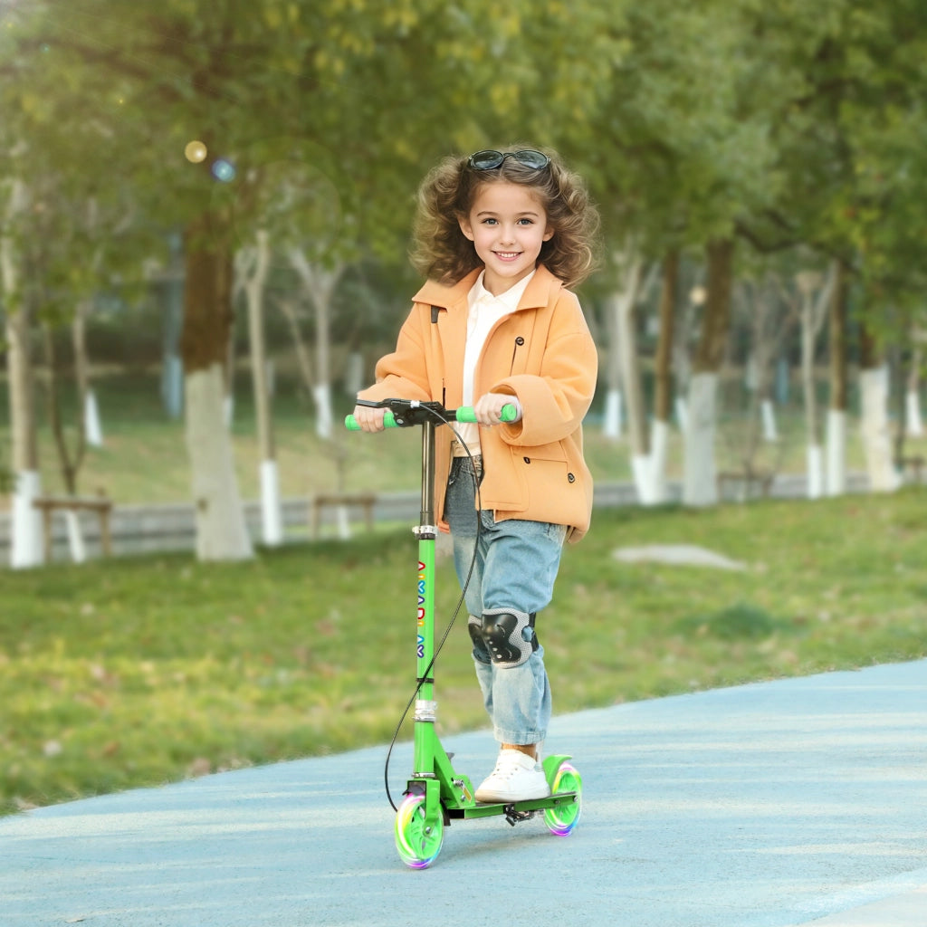 Monopattino per bambini ¨C Minimal ¨C Verde, metallo, pieghevole