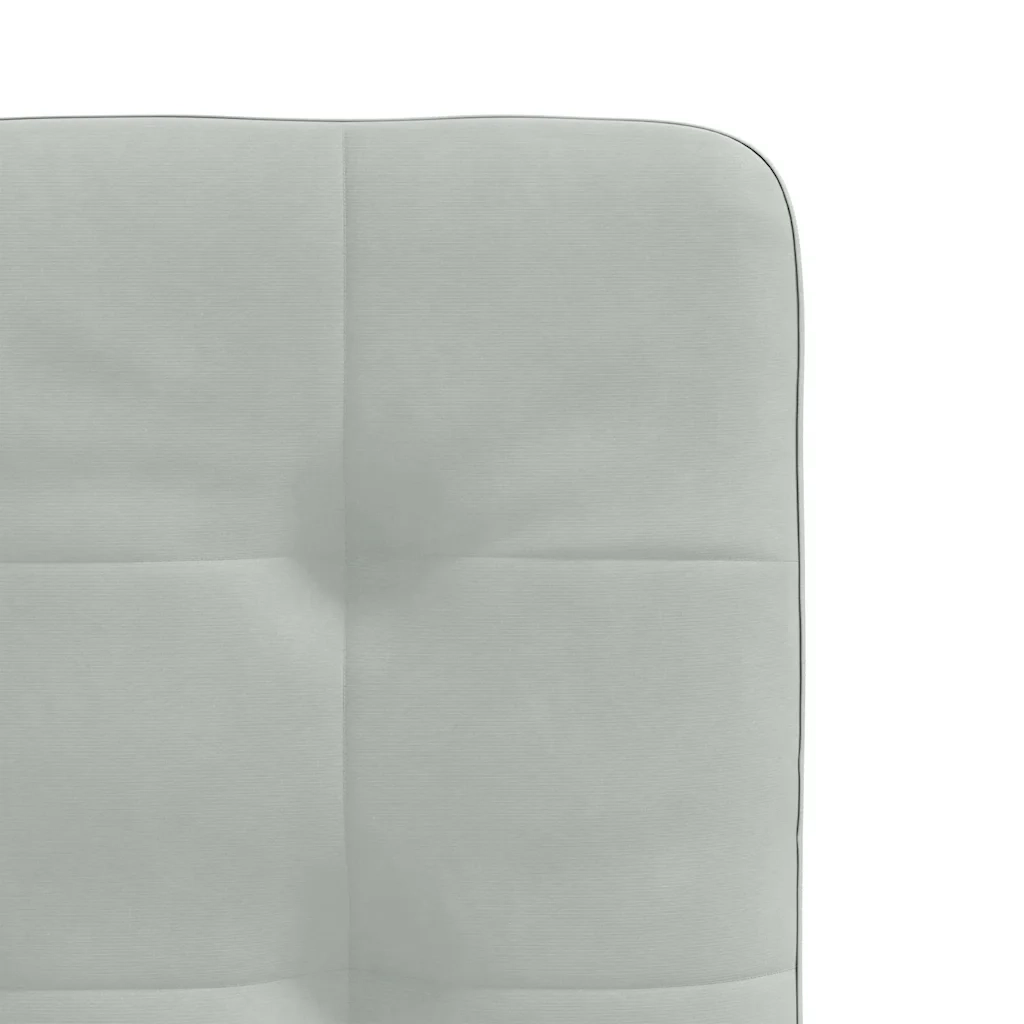 Sedie da Pranzo 4 pz Grigio Chiaro in Velluto 3315157