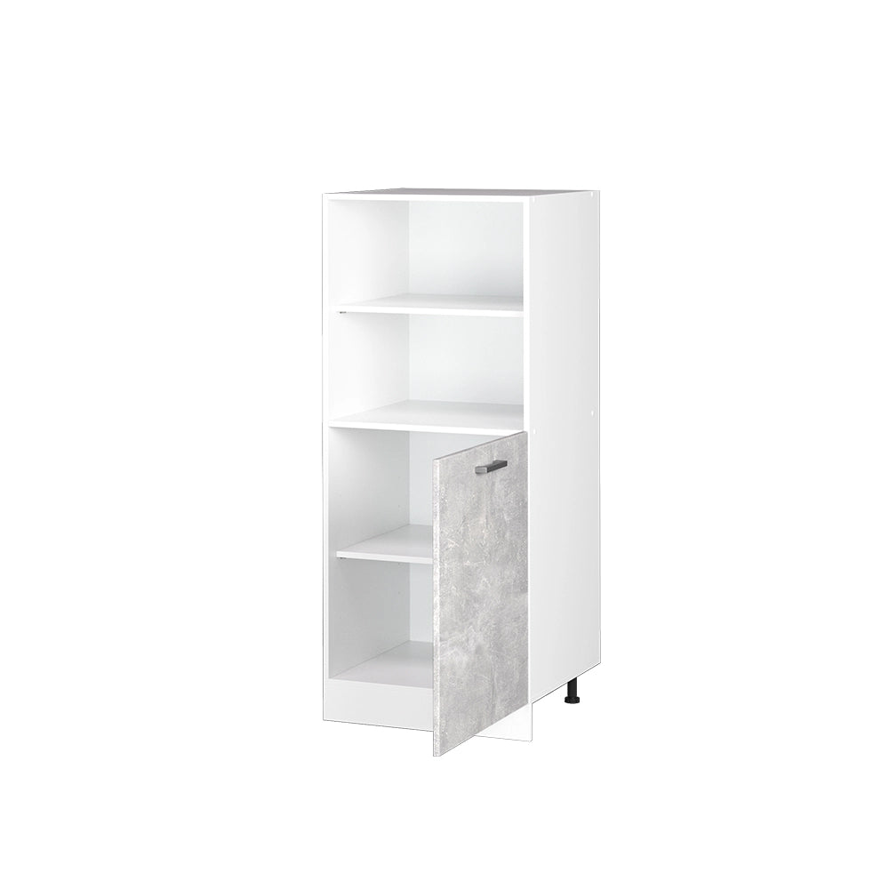 Vicco Dispensa universale Calcestruzzo 60 cm con ripiani aperti e anta