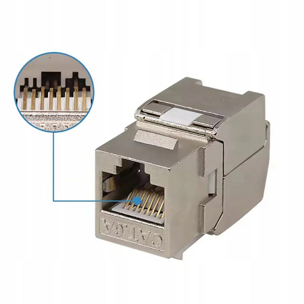 Modulo Keystone RJ-45 STP FX-RJ45-6A-16 – Categoria 6A Classe EA | 500 MHz, 10 Gb/s