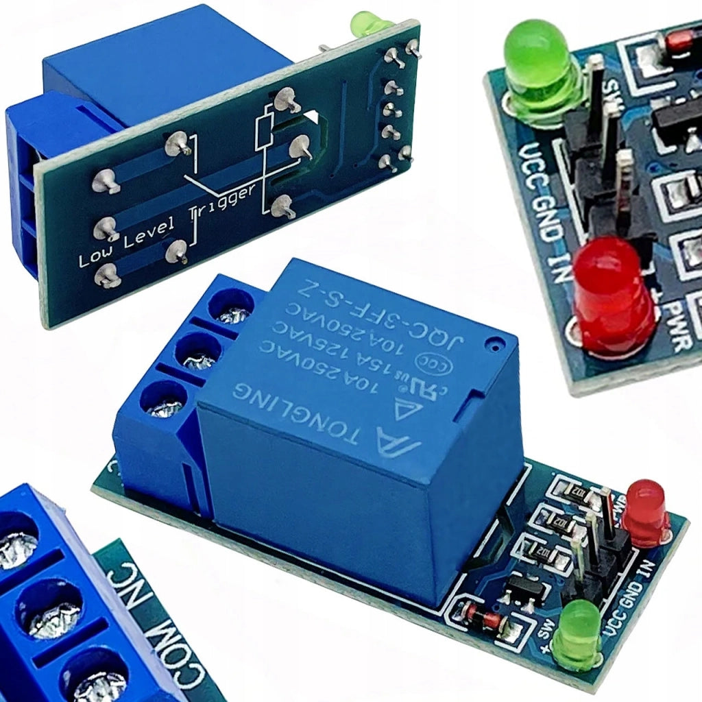 Modulo Relè 1 Canale 24V per Arduino – Isolamento Ottico, SPDT | Dimensioni 34x25x19 mm, 10A, -40°C a 85°C