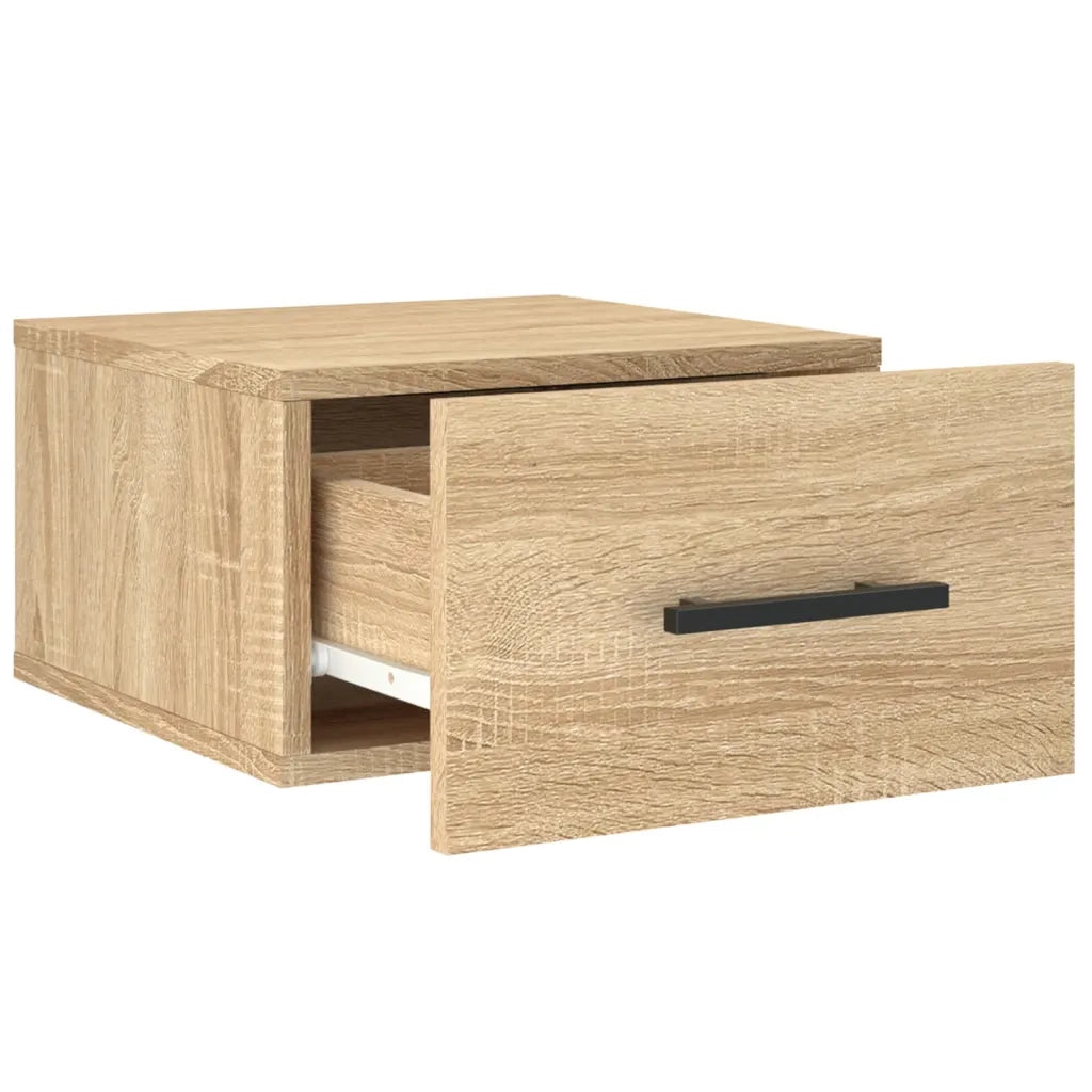 Comodini a Muro 2 pz Rovere Sonoma 35x35x20 cm 829875