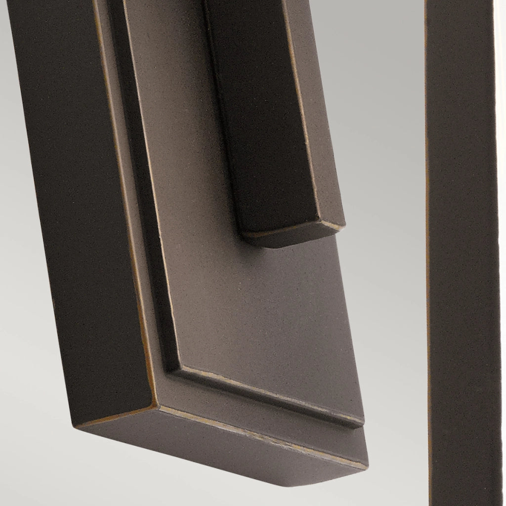 Applique esterna Kichler Delison marrone E27 60W IP44
