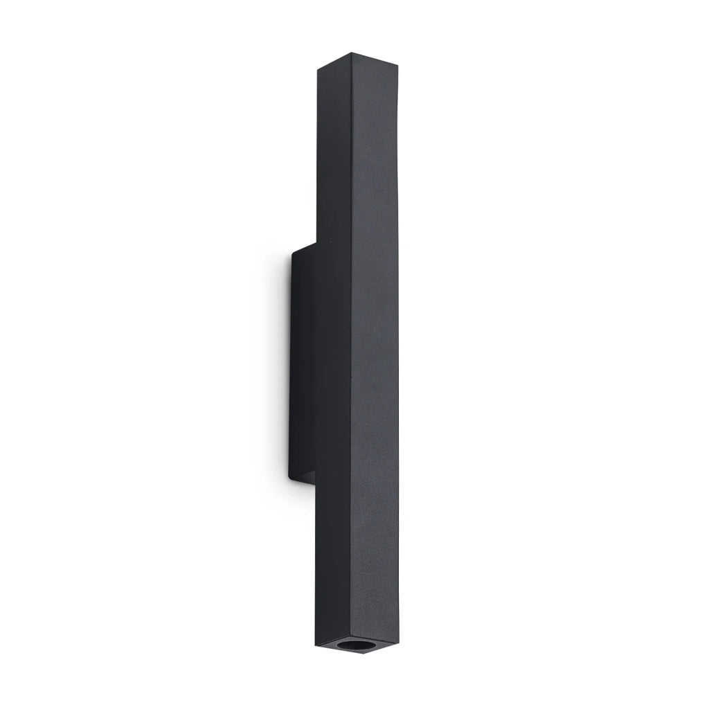 Applique Look 2 Luci Led Integrato Nera
