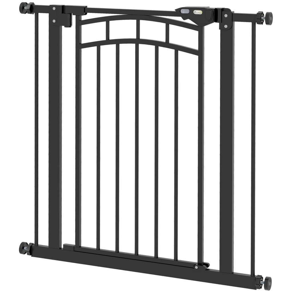 Barriera per cani e scale ¨C zephmum ¨C Nero 74-80x76 cm