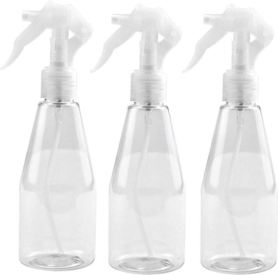 Spruzzatori per piante - 200 ml - 3 pezzi - Translucido - Plastica
